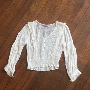 Zara Ruffle Crop Top